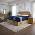 Luxury bedroom styling for the Serta Perfect Sleeper X Max 15.25 Inch Firm Pillow Top Hybrid Mattress.

