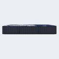 Side profile view of the 14 Inch Serta Perfect Sleeper X Prescott Medium Firm Hybrid Mattress.

