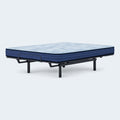 Ashley Peak 2.0 8-inch mattress shown flexing on an adjustable power base to demonstrate flexibility and comfort.