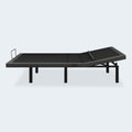  Side profile of the iDealBed Smart 7i smart bed with a slight head elevation, highlighting the independent pillow tilt functionality