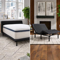 WinkBeds Luxury Firm 13.5inch & South Bay Wall-Hugger Pro S5 Adjustable Bundle by Cloudy