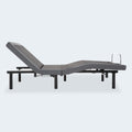 Side view of the iDealBed Smart 4i adjustable bed in the ergonomic Zero Gravity position to improve circulation and relieve back pressure.

