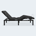 Side profile of the SBKDG2 zero-clearance adjustable base shown in a therapeutic zero-gravity position for maximum pressure relief.
