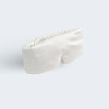 White BEDGEAR Hyper-Silk Performance Sleep Mask with its sleek product box, an ideal luxury sleep gift.
