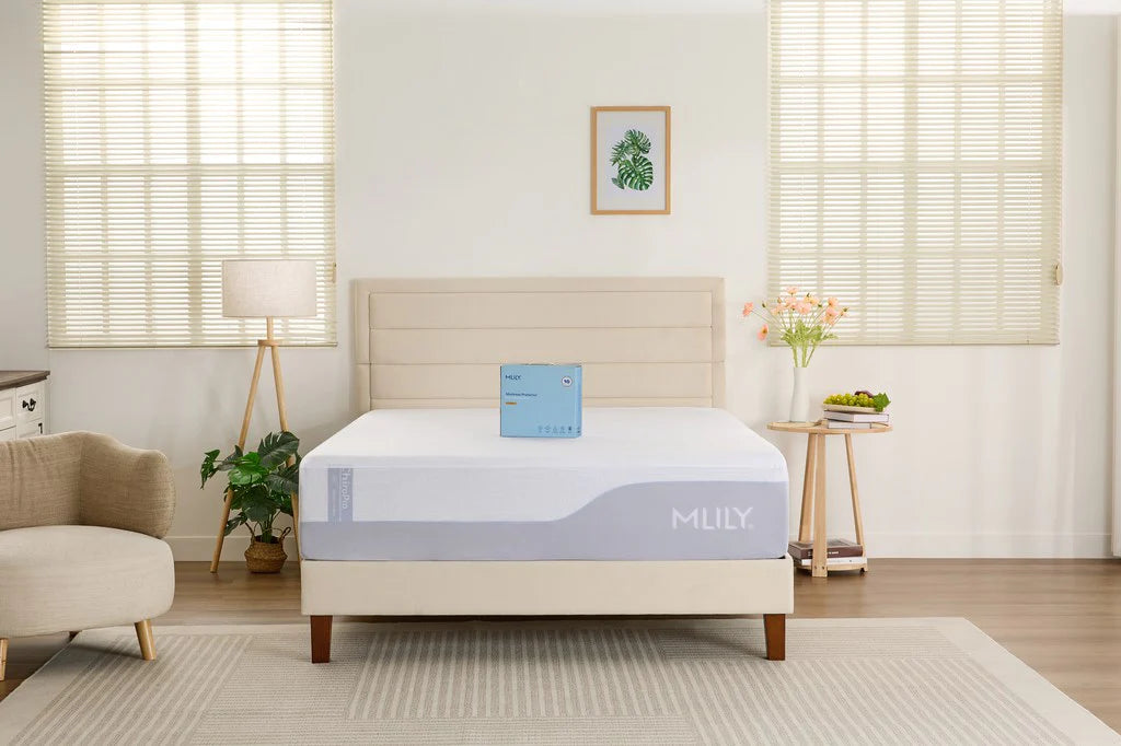 Single Sided Polyester Mattress Protector by MLILY