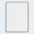 Overhead top view of the Ashley 6-inch Firm Mattress highlighting the breathable white sleep surface and diamond-quilted pattern.
