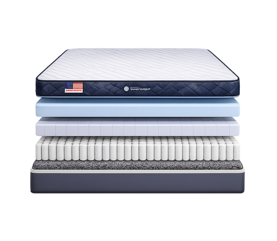 Wave 13.5" Firm Mattress By Americanstar