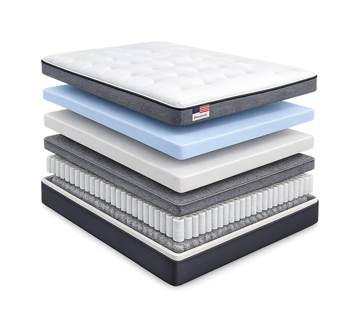 Aria 12" Medium Mattress By Americanstar