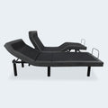 Side profile of the iDealBed Smart 6i Split King adjustable bed set demonstrating independent movement for each sleeper.
