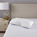Sleeptone Loft Cool Control shoulder cutout pillow for side sleeper neck and shoulder support.
