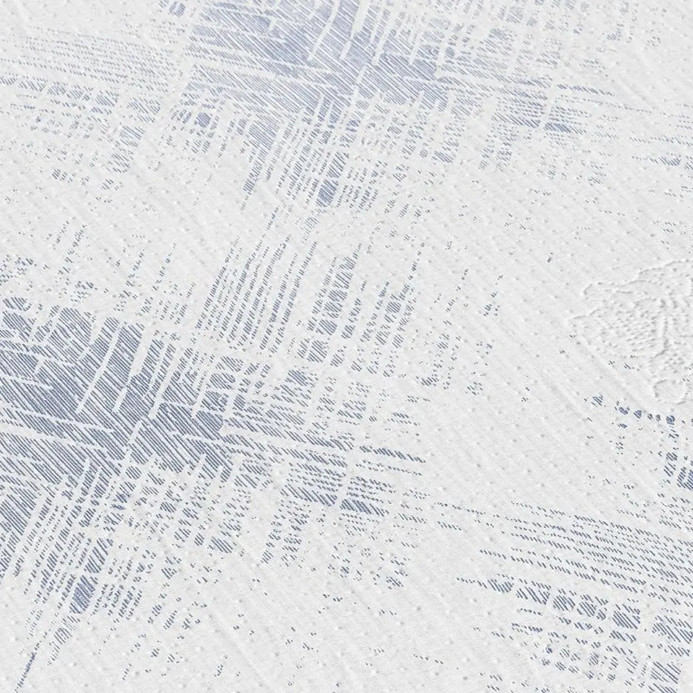 Close-up of breathable, cooling mattress fabric on the Serta Cascade Bluff Hybrid Plush 14.5 inch mattress.
