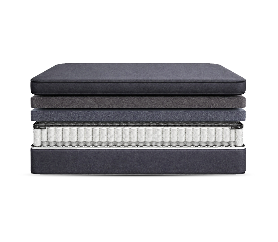 Gray 1200 Hybrid 12-inch Firm Mattress by Ashley