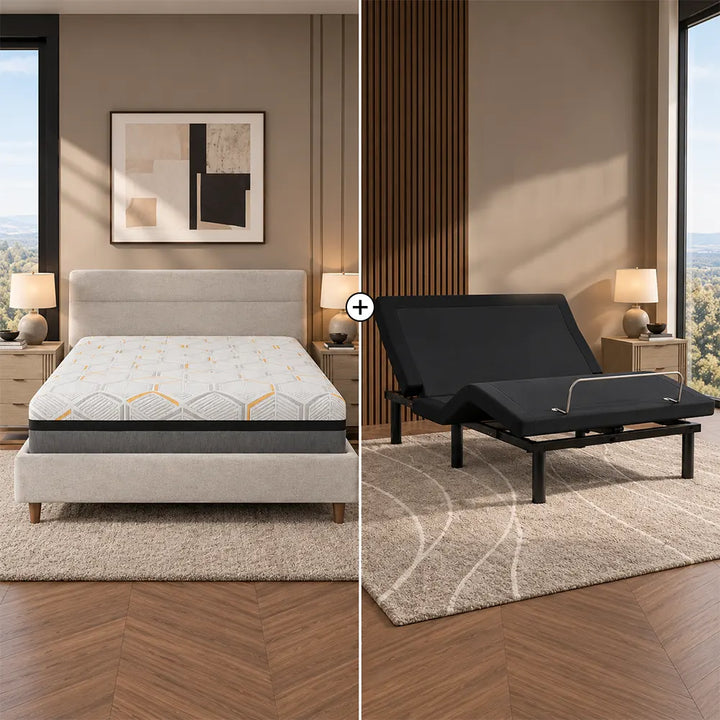 South Bay Copper-Gel 14inch Plush & South Bay Lumbar S6 Adjustable Bundle by Cloudy