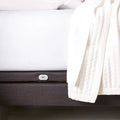 Close-up of a built-in USB charging port on the MLILY PowerCool adjustable smart base for bedroom convenience