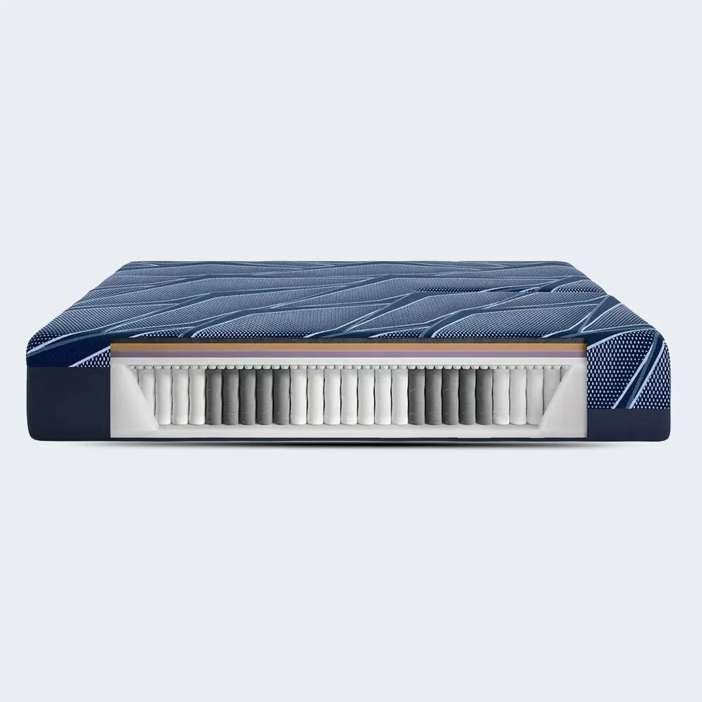 13.5 inch side profile of the Serta iSeries NXG 3500 hybrid mattress highlighting durable construction.
