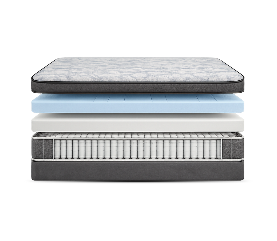 American Bedding Griffin Euro Top 14" Hybrid Medium Plush Mattress