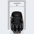 Osaki Duke XL 4D Massage Chair, Big and Tall, 400 lb Capacity, Heating Shawl, AI Health Detection, SL-Flex Track