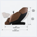 Osaki Ziva Massage Chair, 2D SL-Track, Zero Gravity, Brushless Motor, Body Scan, 24-Cell Compression