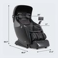 Osaki OP-Ai Xrest 4D Massage Chair, Xrest Shoulder System, AI Muscle Tension Detection, Alexa, LED Dome, SL-Track