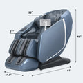Osaki OS-Highpointe 4D Massage Chair, Heating Shawl, Deep Calf Kneading, SL-Track, Voice Control, Zero Gravity