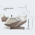 Osaki Ai Apex 5D+4D Duo Massage Chair, Sliding Door Entry, Triple Heating Zone, 62-Cell Compression, Aromatherapy