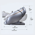 Osaki OS-Pro 4D+3D DuoMax SE Massage Chair, Dual Mechanism, Heated Jade Cores, Piano Key Arm Massage, SL-Flex Track