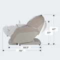 Osaki 4D + 3D Manhattan Duo Massage Chair, Dual Mechanism, AI Health Monitor, Zero Gravity, SL-Track