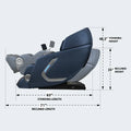 Osaki 4D+3D Bravo Duo Flex Massage Chair, Dual Mechanism, Walking Technology, Flexible SL-Track, Zero Gravity