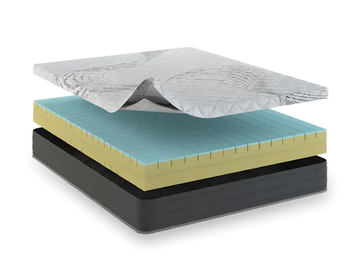 Essentials Gel Infused Memory Foam Comfort Reactive 10 inch Firm Mattress By South Bay