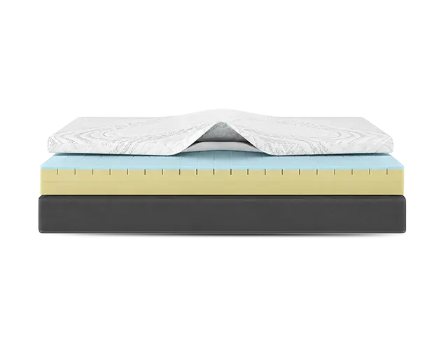 Essentials Gel Infused Memory Foam Comfort Reactive 10 inch Firm Mattress By South Bay