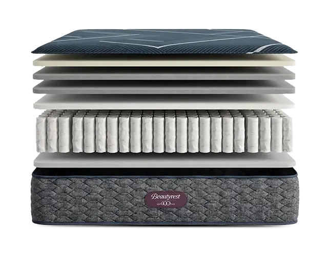 Beautyrest® World Class™ Hybrid Level Four Plush 13.5 Inch Mattress