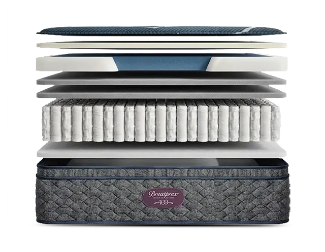 Beautyrest® World Class™ Hybrid Level Four Medium Apex Pillow Top 14 Inch Mattress