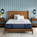 Serta Perfect Sleeper Pro Hampton Extra Firm 12.5 Inch Hybrid Mattress styled for supportive sleep.
