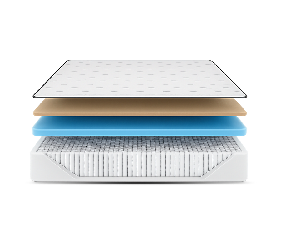 Cool Caress Copper 14" Euro Top Hybrid Mattress by Diamond