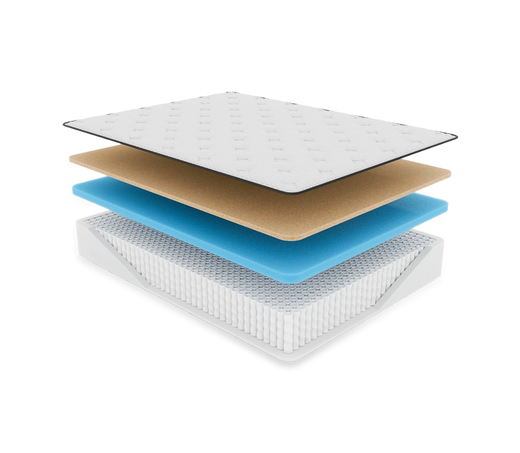 Cool Caress Copper 14" Euro Top Hybrid Mattress by Diamond