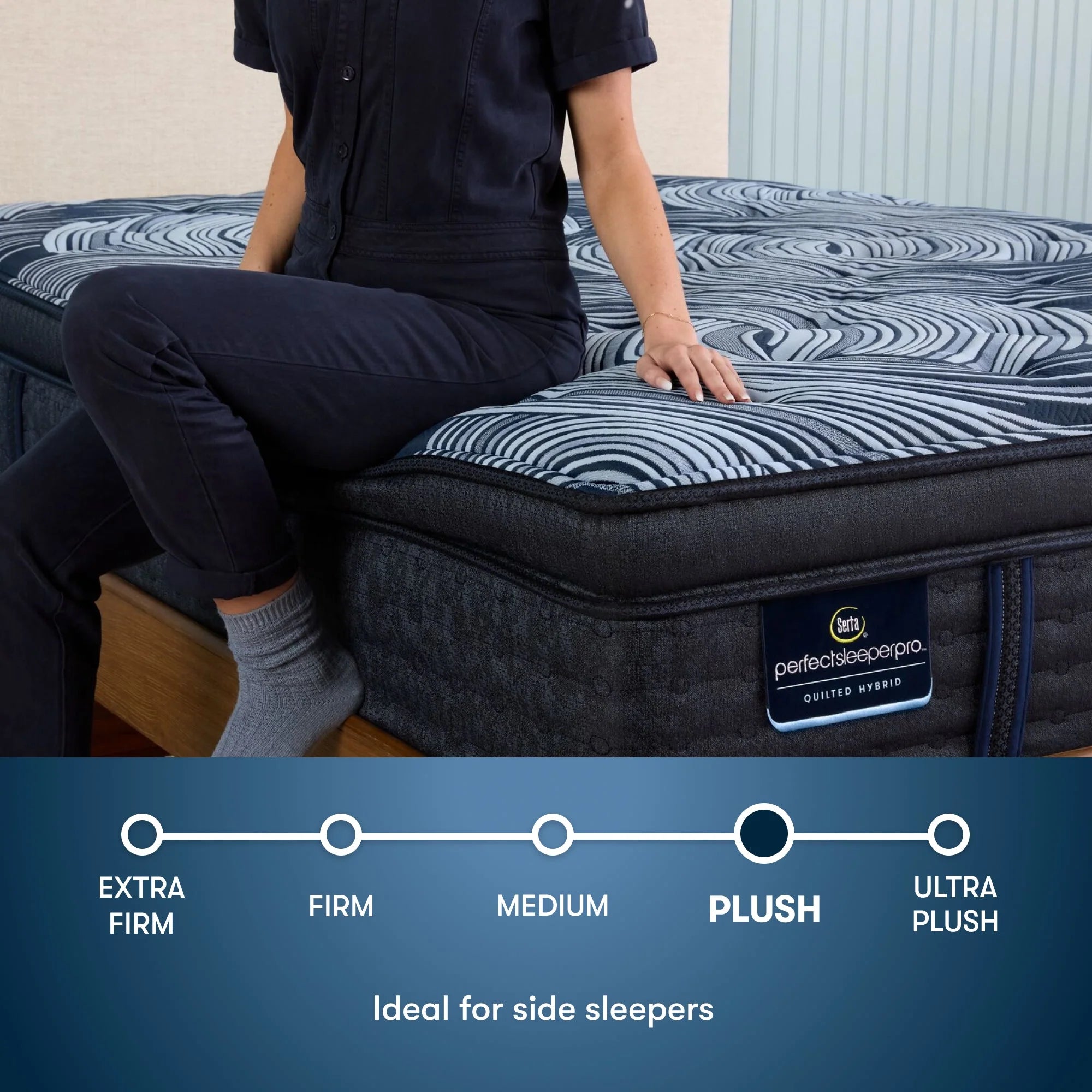 Perfect Sleeper Pro Valais 15 Inch Latex Hybrid Plush Pillow Top Mattress