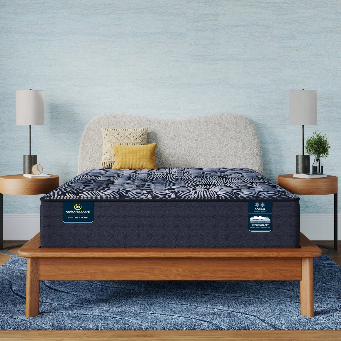 Serta Perfect Sleeper X Quilted Hybrid Knox Plush 13.75 Inch Mattress