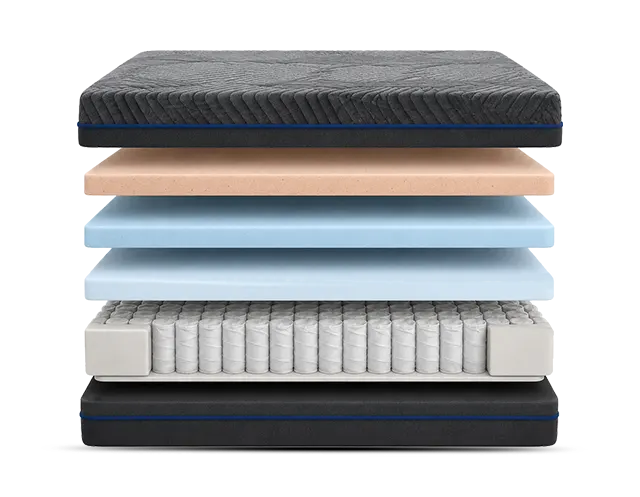 Midnight Cooling Copper Gel Hybrid 12 Inch Mattress By MLILY