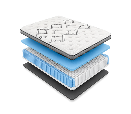 Drift Euro Top 12" Wrapped Coils Mattress by Diamond