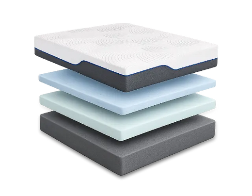 WellFlex Pressure Relief Quilted Cover Memory Foam 12 Inch Mattress By MLILY