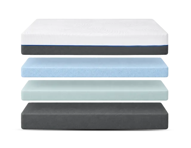 WellFlex Pressure Relief Quilted Cover Memory Foam 12 Inch Mattress By MLILY