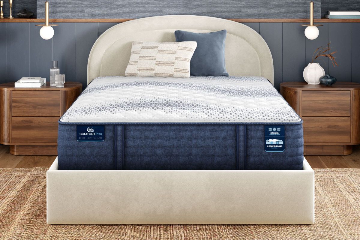 Serta iComfortPRO Quilted Canterbury Latex Foam Plush 15 Inch Mattress