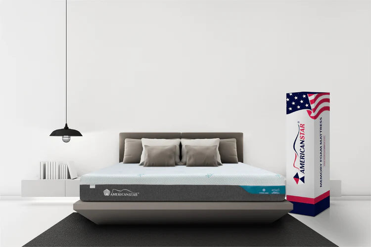 Sweet Medium Firm 8” Memory Foam Latex Mattress Americanstar