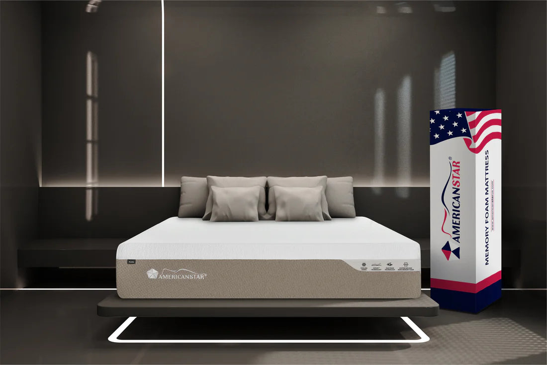 Sweet Plush 12” Memory Foam Latex Mattress Americanstar