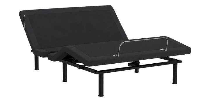 SBKDG2 Adjustable Base with Wall Hugger and Extend Deck technology, shown in Zero Gravity position with wireless remote control and integrated massage features.
