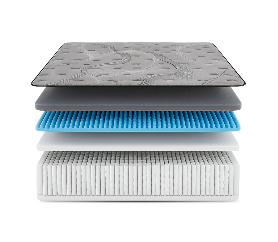 Graphene Cool 14.5" Euro Top Quilted Hybrid Mattress by Diamond Mattress