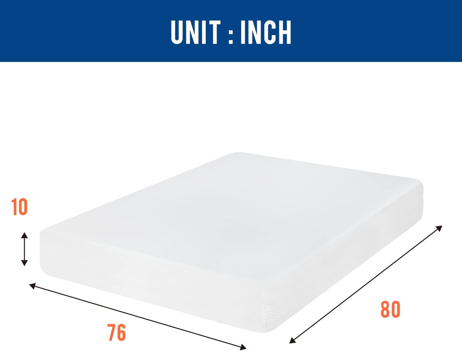 American Bedding Maya All-Foam Firm with Gel Memory Foam Mattress by Corsicana