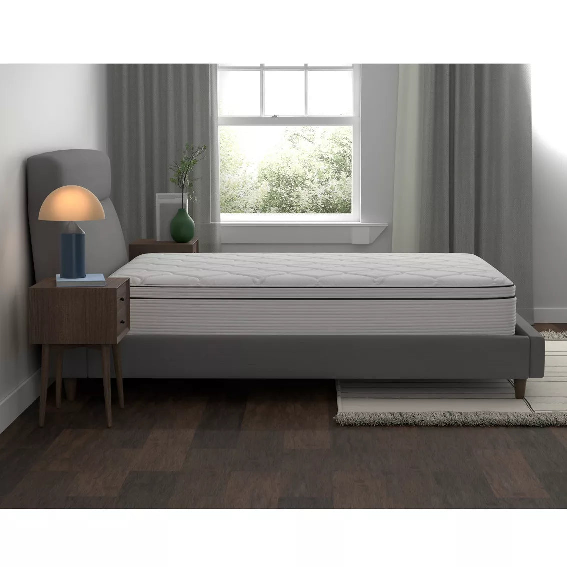 American Bedding Cymbal Jingle 10 inch Hybrid Euro Top Firm Mattress by Corsicana
