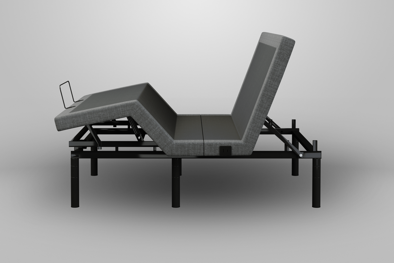 iDealBed Smart 5i Custom Adjustable Bed Base & ECO Quilted Hybrid Medium 12.5" Mattress (Bundle Price)