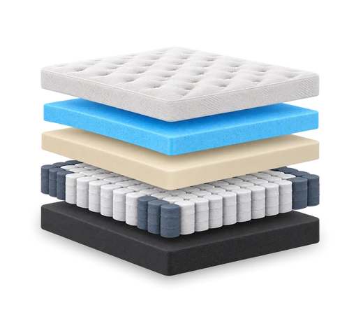 SleepFresh Clean and Cool 12" Medium Hybrid Mattress